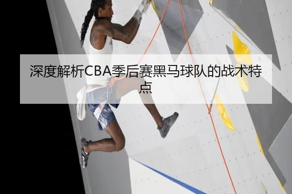 深度解析CBA季后赛黑马球队的战术特点